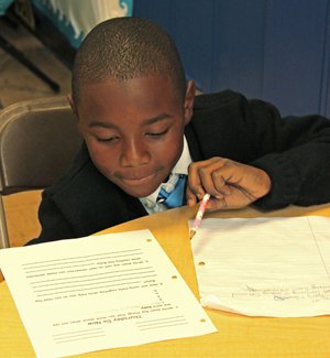 Learning at the Kipp charter schools (pictured here) focuses on a mix of teamwork, perserverance, and fun.