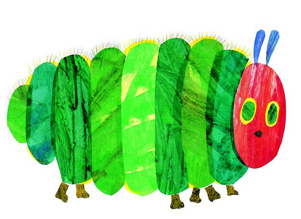 Among Carle’s most popular books is The Very Hungry Caterpillar